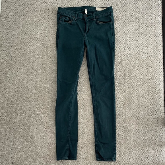 Deep green Rag and Bone jeans - Picture 1 of 3